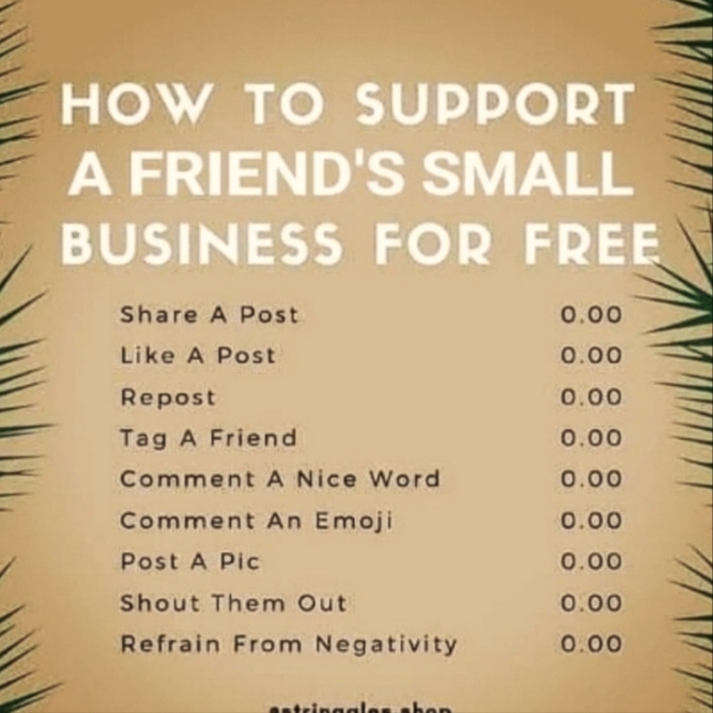Support each other y'all! 💕  💪